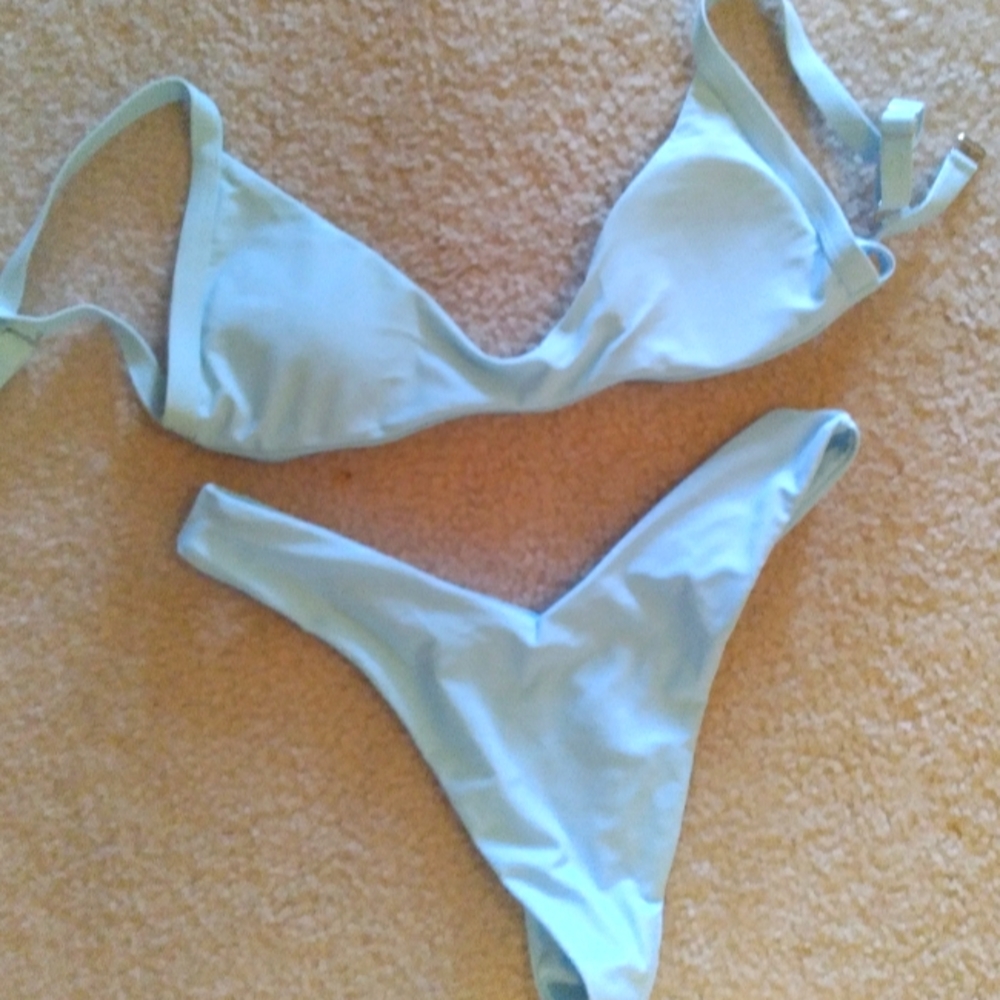SHEIN Baby blue bikini 👙